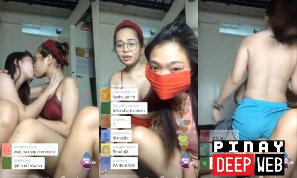 Live Slumber Party ng mga Babaeng horny